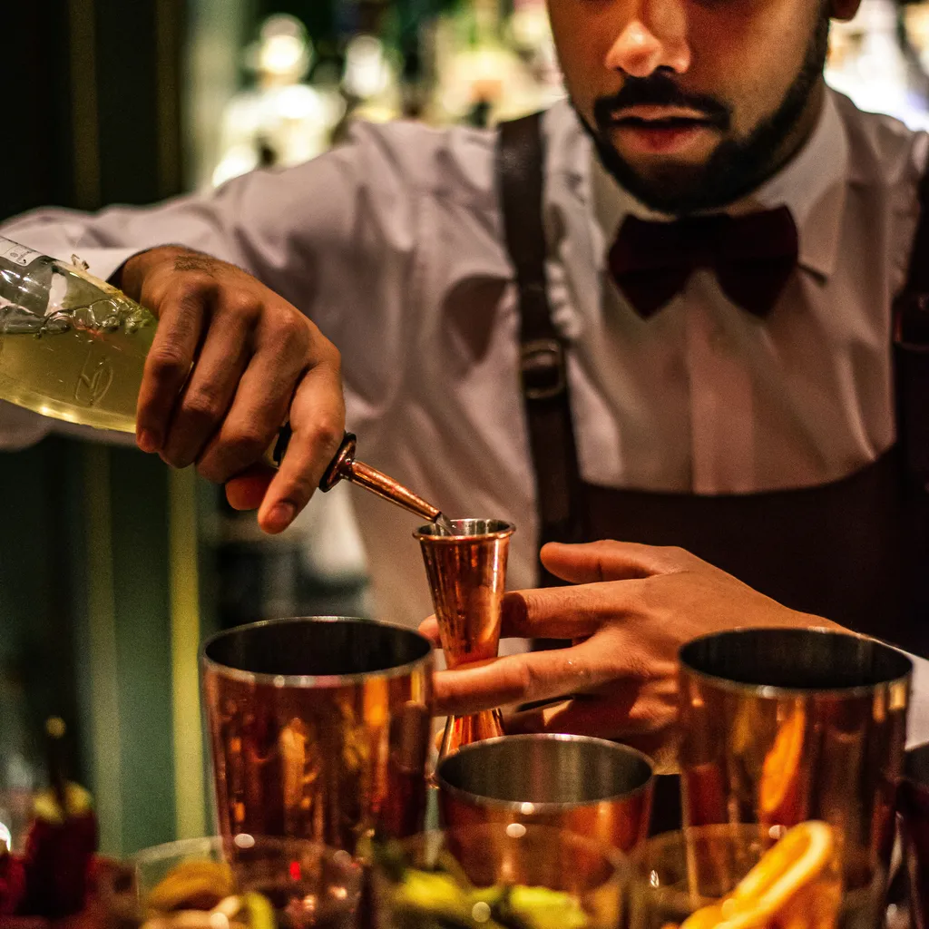 Bartender tip calculator — bar tab and per-drink tipping guide